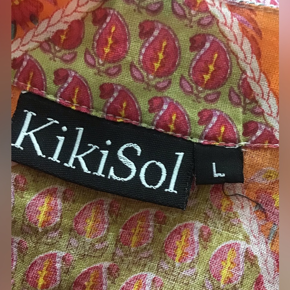 Kikisol Tunic Top Patchwork Size Large - image 6